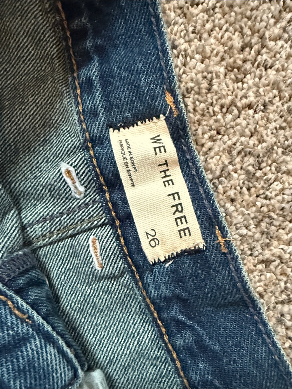 Free People we the free now or never cutoff denim short 26 - Picture 5 of 6